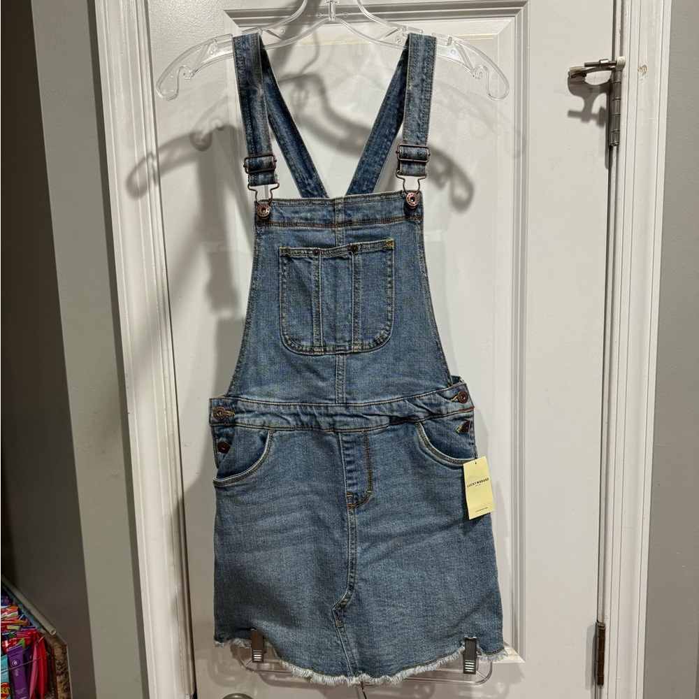 Lucky Brand Jean Overall Dress